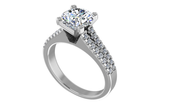 Unique Designer Diamond Engagement Ring, Ladies Diamond Swirl Cocktail Ring,  Statement Ring, Pave Diamonds, Ideal Anniversary Gift -  Norway